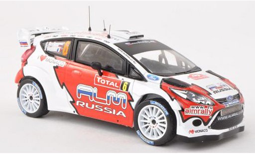 Ford Fiesta WRC 1/43 IXO No.6 ALM Russia Rally Monte Carlo 2012 E.Novikov/grise.Giraudet miniature
