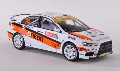 Mitsubishi Lancer Evolution X 1/43 IXO No.24 Edox Rally Monte Carlo 2012 O.Burri/J.Ferrero miniature