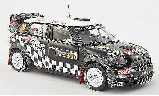 Mini Cooper WRC 1/43 IXO John Works No.12 Team Portugal Rally Su&Atilde;&uml;de 2012 A.Araujo/M.Ramalho miniature