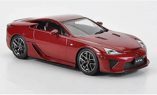 Lexus LFA Base 1/43 J Collection rouge RHD 2011 miniature