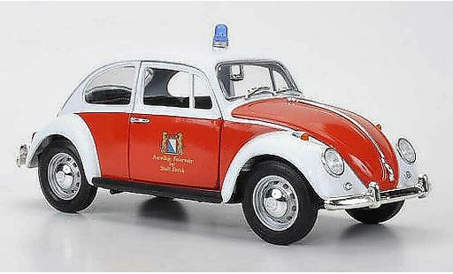 Volkswagen Kafer Base 1/18 Greenlight Pompiers Zurich (CH) 1967 miniature