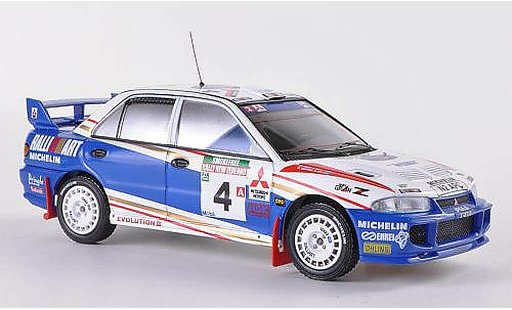 Mitsubishi Lancer Evolution III 1/43 HPI No.4 RalliArt R.Burns / R.Reid Rally Neuseeland 1996 miniature