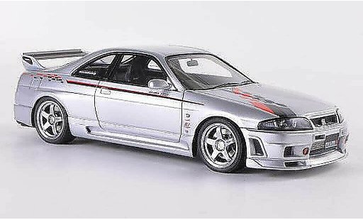 Nissan Skyline R33 1/43 HPI Nismo GT-R R-Tune grise RHD miniature