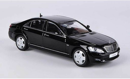Mercedes Classe S Lang 1/43 Kyosho Langversion (V221) noire miniature