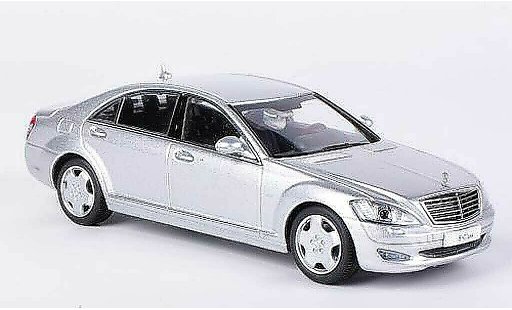 Mercedes Classe S Lang 1/43 Kyosho Langversion (V221) grisegrise miniature