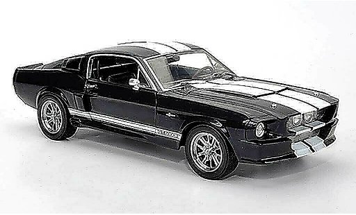 Shelby GT 500 1697 1/18 Shelby Collectibles CR blue avec blancheen bandes miniature