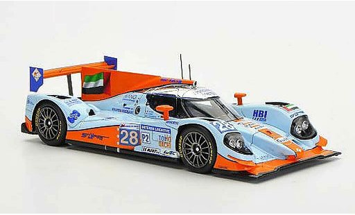 Lola B12 Nissan 1/43 Spark /80 No.28 Gulf Racing Middle East 24h Le Mans 2012 miniature