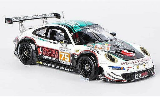 Porsche 911 GT3 RSR 1/43 Spark 2012 No.75 Prospeed Competition A.Al-Faisal / B.Curtis / S.Edwards 24h Le Mans miniature