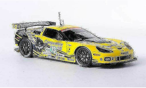 Chevrolet Corvette ZR1 1/43 Spark C6 C6 No.73 Racing 24h Le Mans 2012 A.Garcia/J.Magnussen/J.Taylor miniature