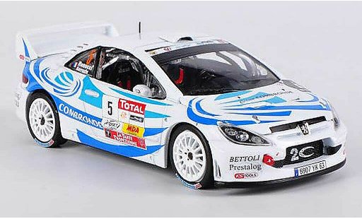 Peugeot 307 WRC 1/43 Vitesse No.5 2nd Rally du Var S.Sarrazin/J.Renucci miniature