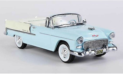 Chevrolet Bel Air Convertible 1/43 Vitesse 1955 Cabriolet bleu miniature
