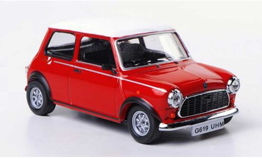 Austin Mini cooper 1/43 Vitesse Flame rouge rouge/blanche RHD 1990 miniature