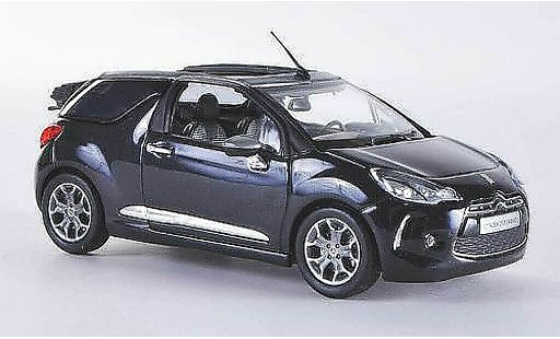 DS Automobiles DS3 Cabriolet 1/43 Norev Cabrio noire 2013 miniature
