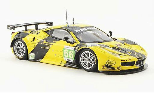 Ferrari 458 Italia GT2 1/43 Fujimi No.66 JMW Racing 24h Le Mans 2012 miniature