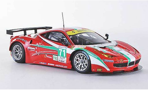 Ferrari 458 Italia GT2 1/43 Fujimi No.71 AF Corse 24h Le Mans 2012 miniature