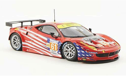 Ferrari 458 Italia GT2 1/43 Fujimi No.61 AF Corse-Waltrip 24h Le Mans 2012 miniature