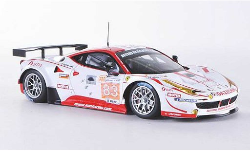 Ferrari 458 Italia GT2 1/43 Fujimi No.83 JMB Racing 24h Le Mans 2012 miniature