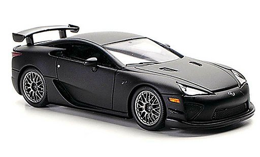 Lexus LFA Nurburgring Package 1/43 Ebbro matnoire miniature
