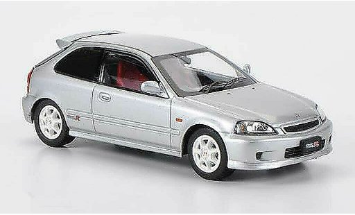 Honda Civic Type R EK9 1/43 Ebbro grise miniature