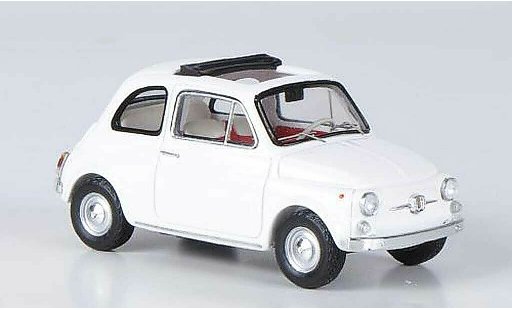 Fiat 500 F 1/43 Ebbro blanche 1965 miniature