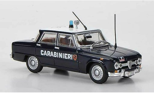 Alfa Romeo Giulia 1600 super 1/43 Hachette Carabinieri 1970 miniature