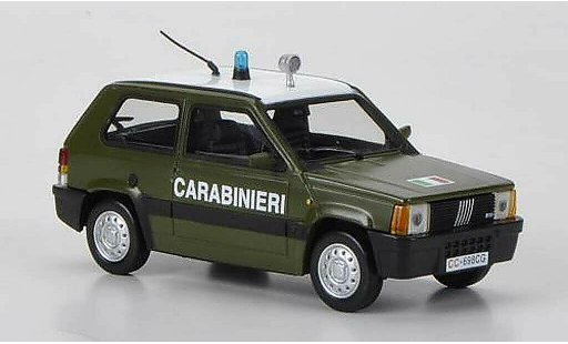 Fiat Panda Police 1/43 Hachette Carabinieri 1986 miniature