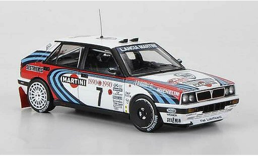 Lancia Delta HF Integrale 1/43 HPI 16V No.7 Martini D.Auriol / B.Occelli Rally Monte Carlo 1990 miniature