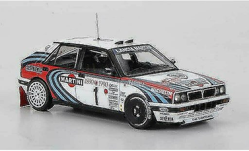 Lancia Delta HF Integrale 1/43 HPI 16V No.1 Martini M.Biasion / T.Siviero Rally Monte Carlo 1990 miniature
