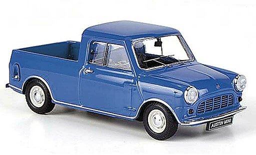 Austin Mini Pick Up utilitaire 1/43 Ebbro 1/4 ton bleu RHD 1961 miniature