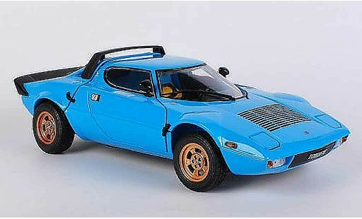 Lancia Stratos Base 1/18 Sun Star bleu 1975 miniature