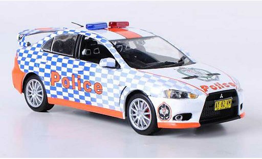 Mitsubishi Lancer Evolution X 1/43 Vitesse Police Australien miniature