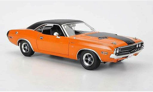 Dodge Challenger 1970 1/18 Greenlight R/T orange/mat noire Fast & Furious 2 miniature