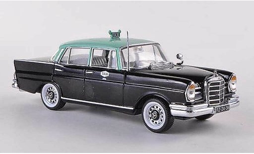 Mercedes 220 SE 1/43 Vitesse (W111) Taxi Lissabon (P) noire/grisegun miniature