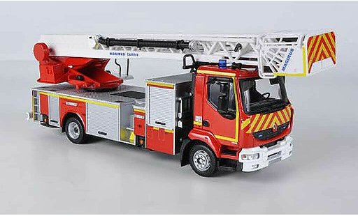 Renault Midlum Base 1/43 Eligor avec Magirus Drehleiter Pompiers pompier (F) miniature