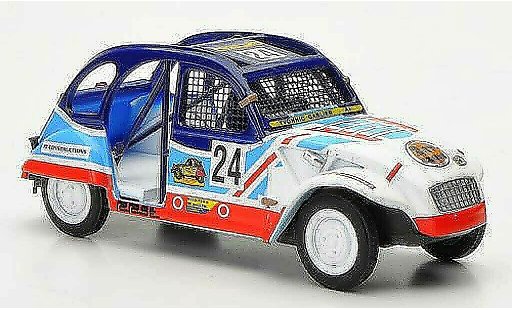 Citroen 2CV course 1/43 Eligor Cross No.24 miniature