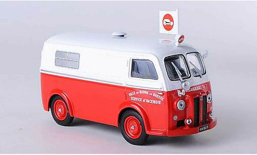 Peugeot D3 Base 1/43 Eligor Ambulance Service d'Incendie - Ville de Bourg en Bresse RTW miniature