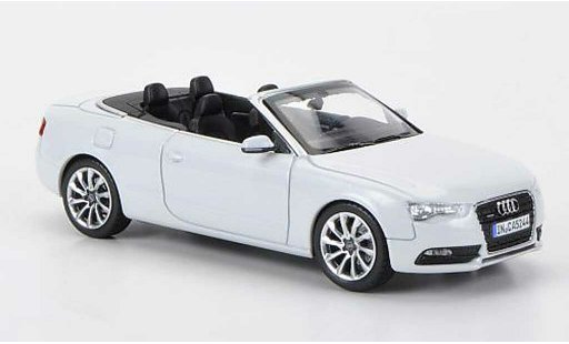 Audi A5 cabriolet 1/43 Norev blanche 2011 miniature