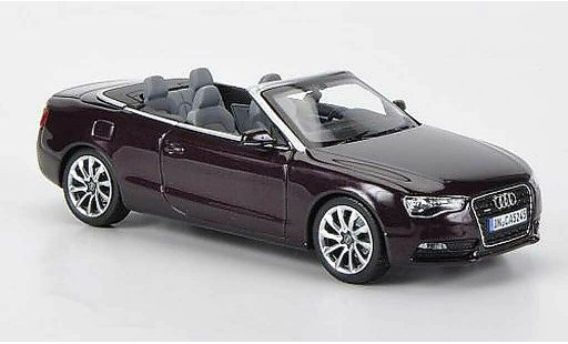 Audi A5 cabriolet 1/43 Norev rouge 2011 miniature
