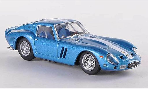 Ferrari 250 GTO 1962 1/43 Brumm met bleue (blancheer bandes) Chinetti Motors miniature