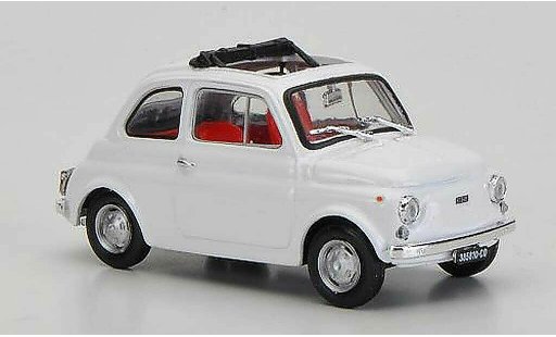 Fiat 500 R 1/43 Brumm blanche ge?ffnetes toit pliant 1972 miniature