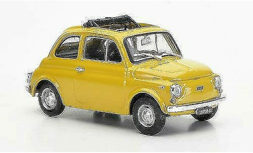 Fiat 500 R 1/43 Brumm beige ge?ffnetes toit pliant 1972 miniature