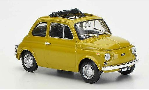 Fiat 500 R 1/43 Brumm senf ge?ffnetes toit pliant 1972 miniature