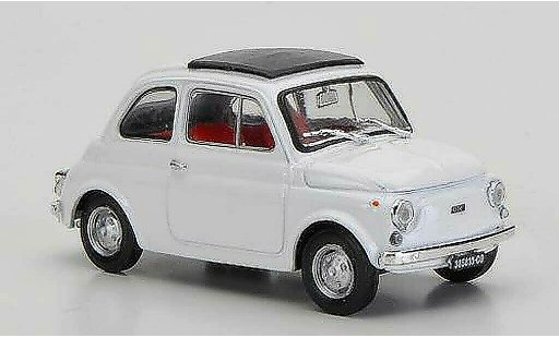 Fiat 500 R 1/43 Brumm blanche ferm&Atilde;&copy;es toit pliant 1972 miniature