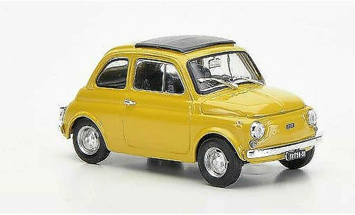 Fiat 500 R 1/43 Brumm beige ferm&Atilde;&copy;es toit pliant 1972 miniature