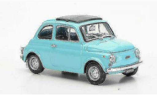 Fiat 500 R 1/43 Brumm turquoise ferm&Atilde;&copy;es toit pliant 1972 miniature