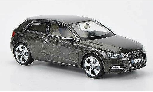 Audi A3 berline 1/43 Schuco grise marron 2012 miniature