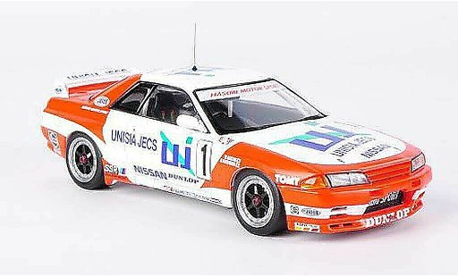 Nissan Skyline R32 1/43 HPI GT-R No.1 Unisia Jecs M.Hasemi / H.Fukuyama JTC Mine 1993 miniature