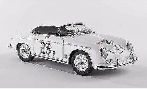Porsche 356 1955 1/43 Autoart Speedster No.23F James Dean blanche miniature
