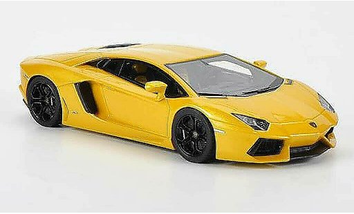 Lamborghini Aventador LP700-4 1/43 Fujimi jaune miniature