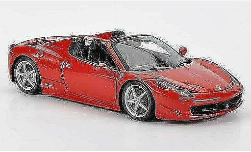 Ferrari 458 Italia Spider 1/43 Fujimi rouge 2012 miniature
